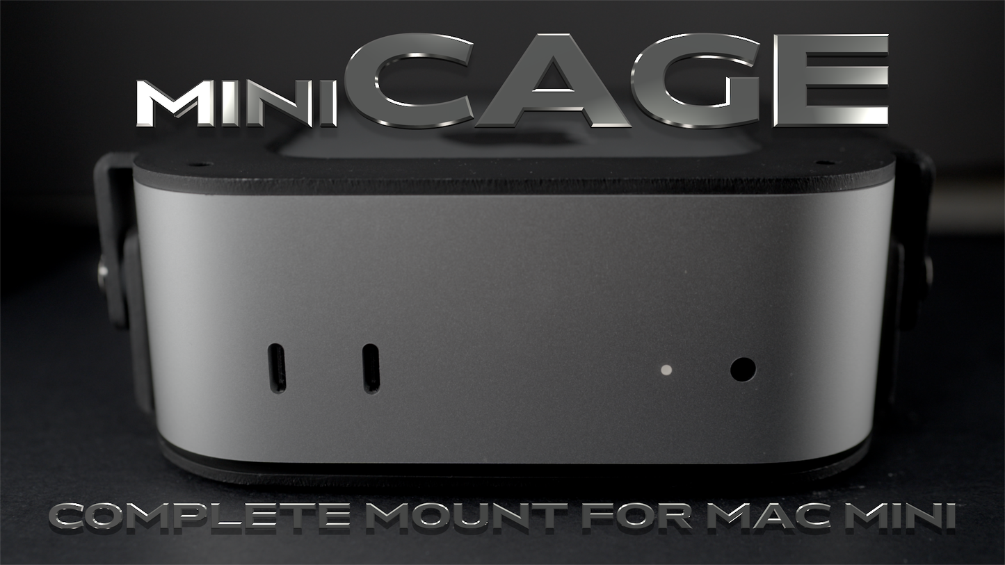 miniCage for Mac mini – The Ultimate Mounting Solution